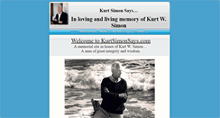 Desktop Screenshot of kurtsimonsays.com
